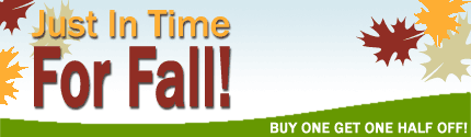 Hoover Shoe Repair fall sale - buy one pair of shoes, get one half off!